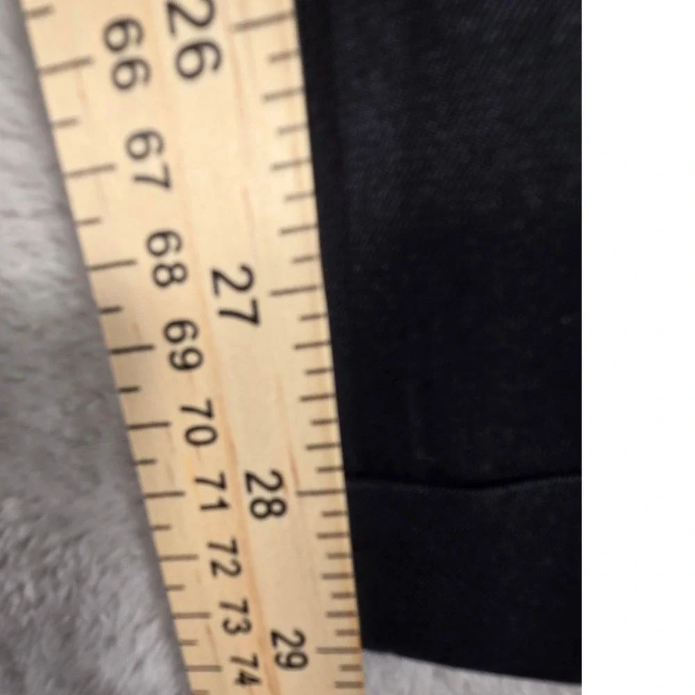 Greg Norman Mens Black Golf Pants Performance Flat Front Shark Logo 40x30
